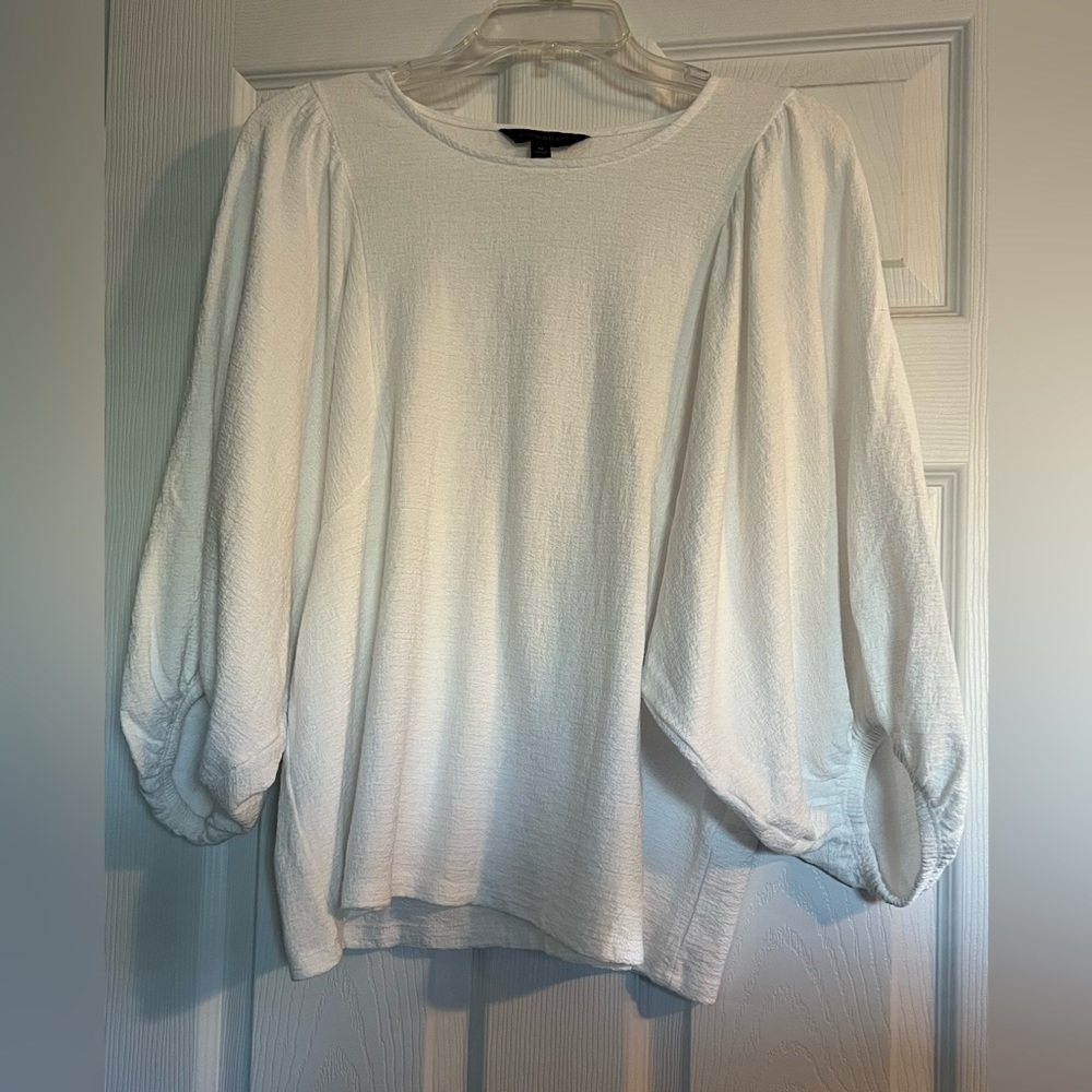Banana Republic White Cotton Top SZ Medium